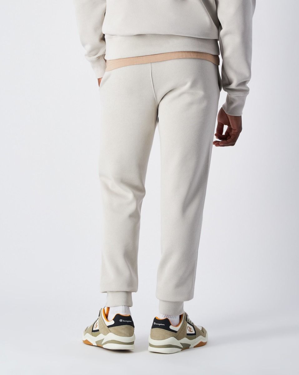 CHAMPION RIB CUFF PANTS กางเกงขายาว ผู้ชาย 220299-ES057 Cream - 1 Supersports Thailand