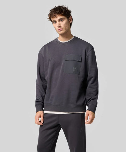 CHAMPION CREWNECK SWEATSHIRT เสื้อสเวตเชิ้ต ผู้ชาย 220406-ES503 Grey - 1