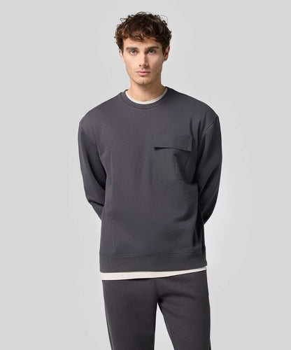 CHAMPION CREWNECK SWEATSHIRT เสื้อสเวตเชิ้ต ผู้ชาย 220406-ES503 Grey - 1