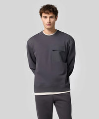 CHAMPION CREWNECK SWEATSHIRT เสื้อสเวตเชิ้ต ผู้ชาย 220406-ES503 Grey - 1