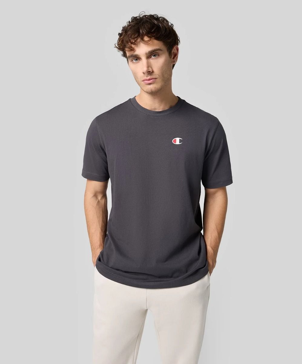 CHAMPION CREWNECK T-SHIRT เสื้อยืดทีเชิ๊ต ผู้ชาย 220429-ES503 Grey - 1