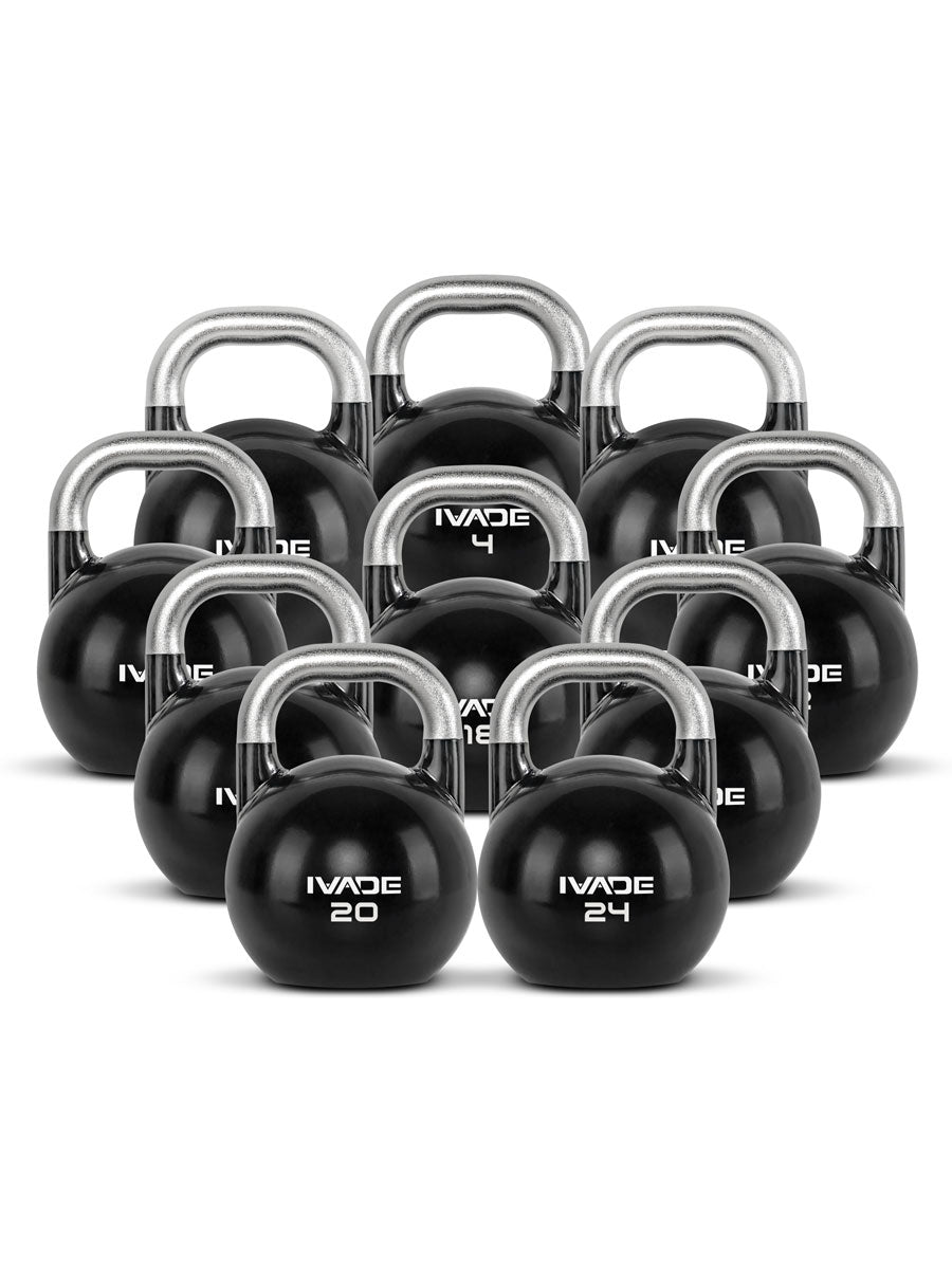 ชุดเคตเทิลเบล COMPETITION STEEL 4-24KG