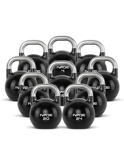 ชุดเคตเทิลเบล COMPETITION STEEL 4-24KG