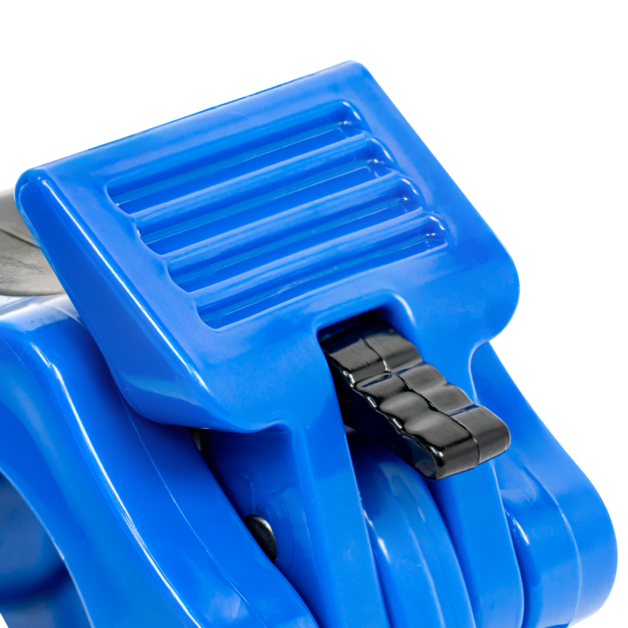 คลิปล็อคคานบาร์เบล 2 นิ้ว (Lock Jaw Olympic Collar) สีน้ำเงิน x 2 ชิ้น - 6