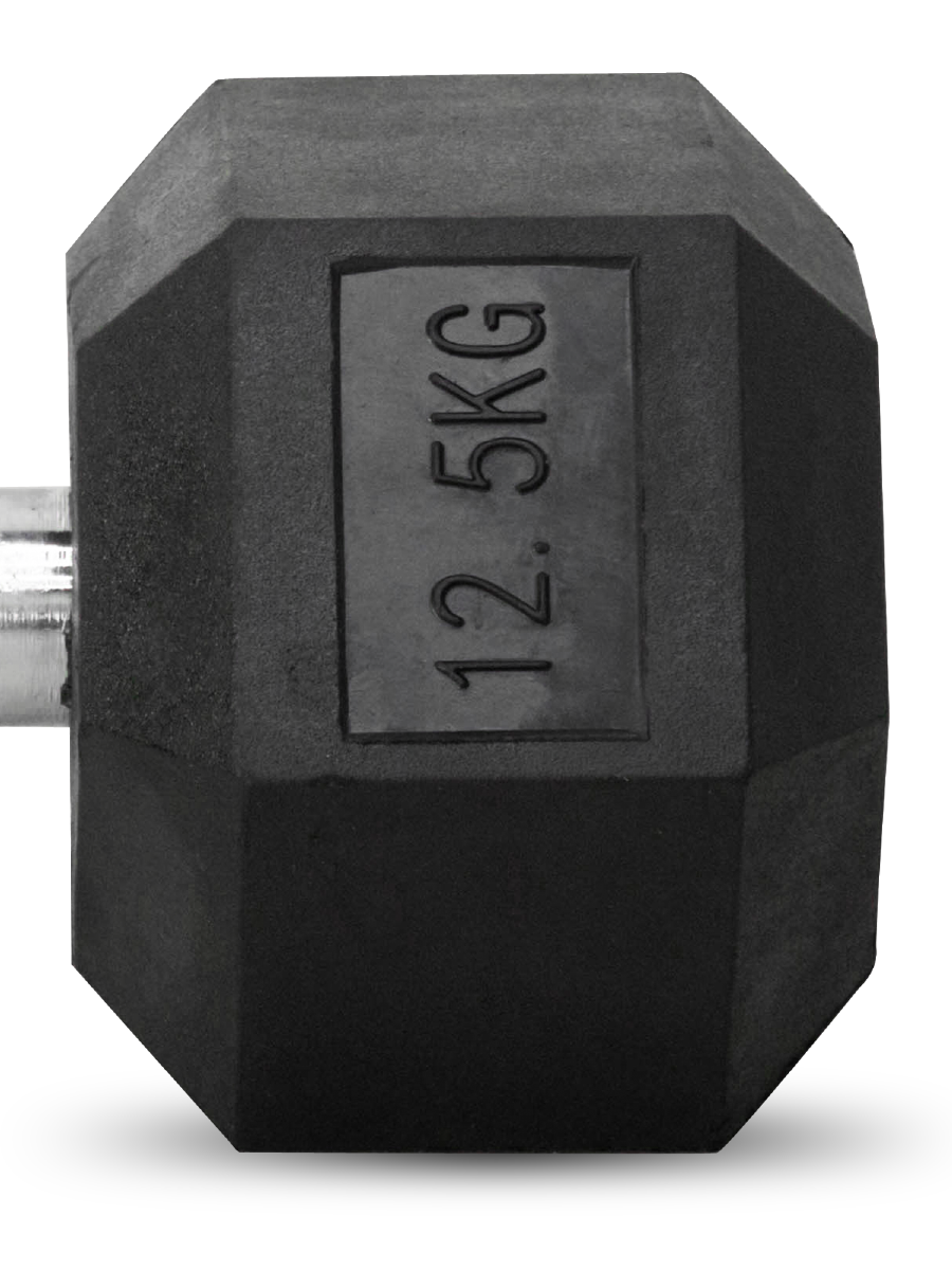 ดัมเบล หกเหลี่ยม HEX หุ้มยาง ขนาด 2.5-40KG - 5