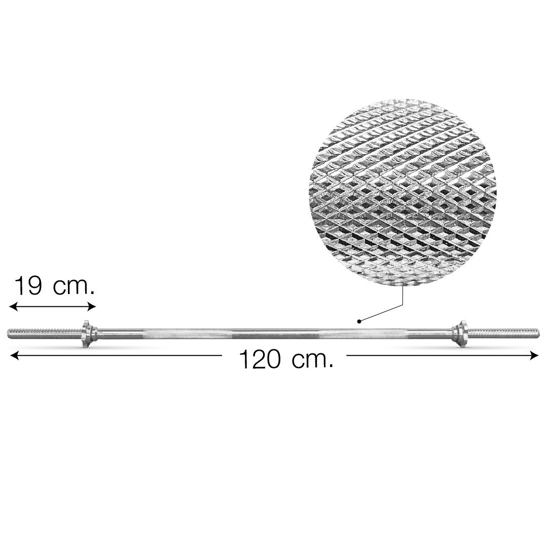 บาร์เบล 120CM (แกน 1 นิ้ว) - 4 Supersports Thailand