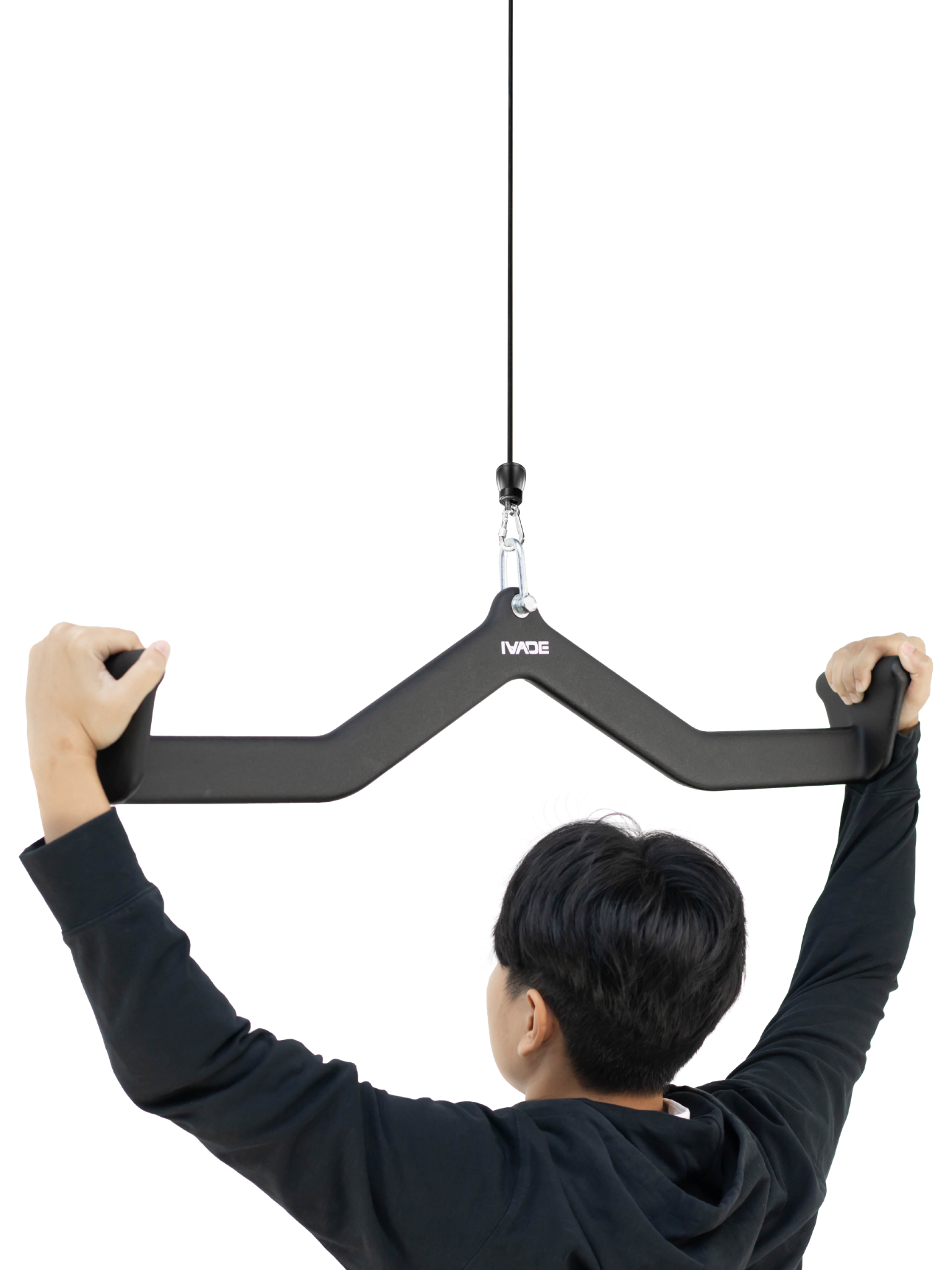 พาวเวอร์กริป Wide Lat Bar ขนาด 83.5cm (สีดำ) - 4