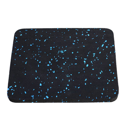แผ่นยางรองเครื่องออกกำลังกาย ขนาด 12x12cm หนา 6mm 1 ชุด 6 แผ่น (สีดำ) - 2