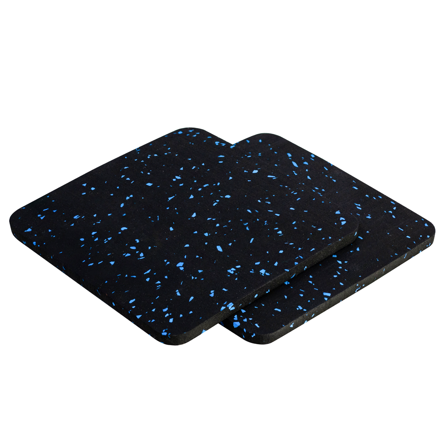 แผ่นยางรองเครื่องออกกำลังกาย ขนาด 12x12cm หนา 6mm 1 ชุด 6 แผ่น (สีดำ) - 3 Supersports Thailand