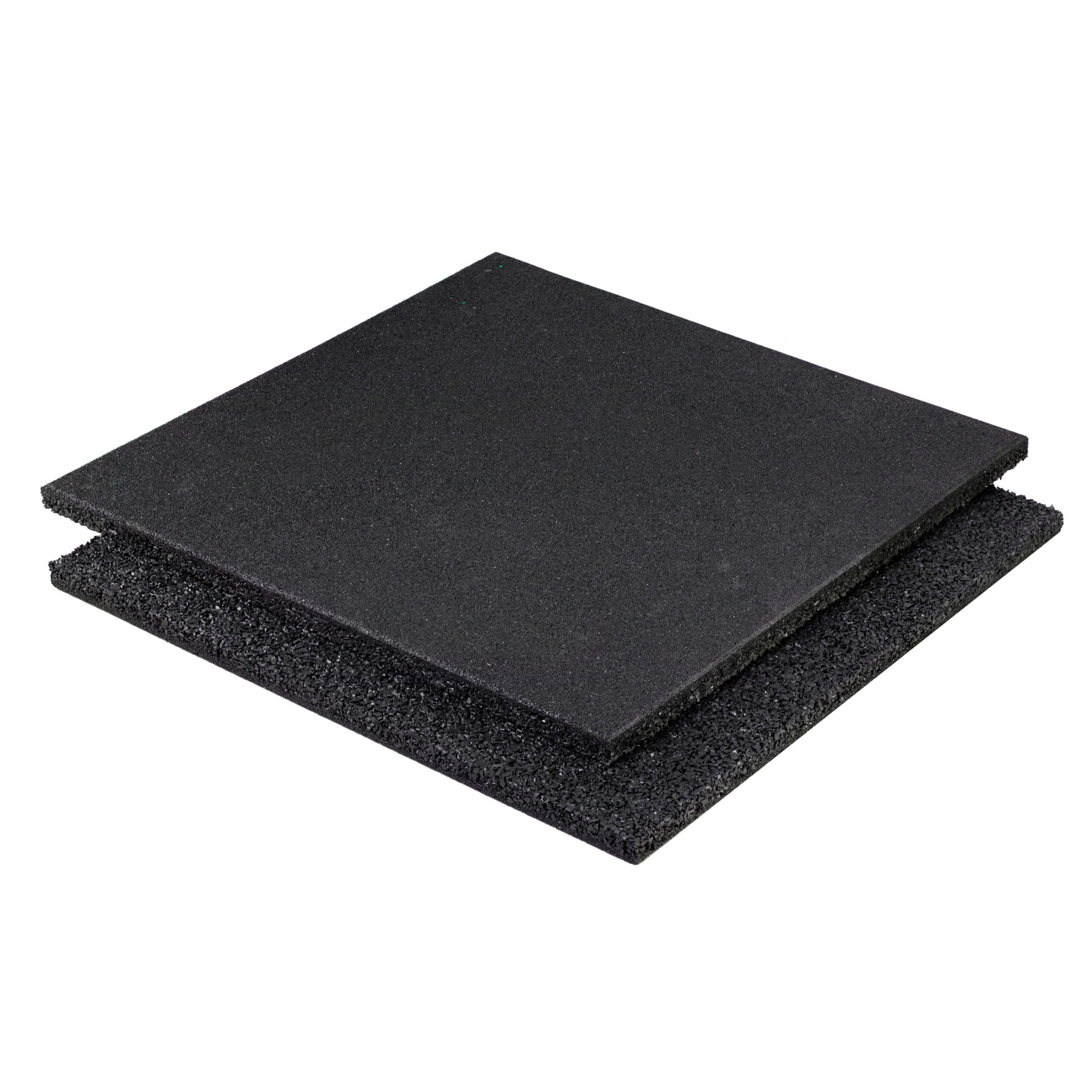 แผ่นยางกันกระแทก รุ่น ARMOR ขนาด 50x50cm หนา 20มม. ชุด 4 แผ่น 1 ตารางเมตร (สีดำ) - 2