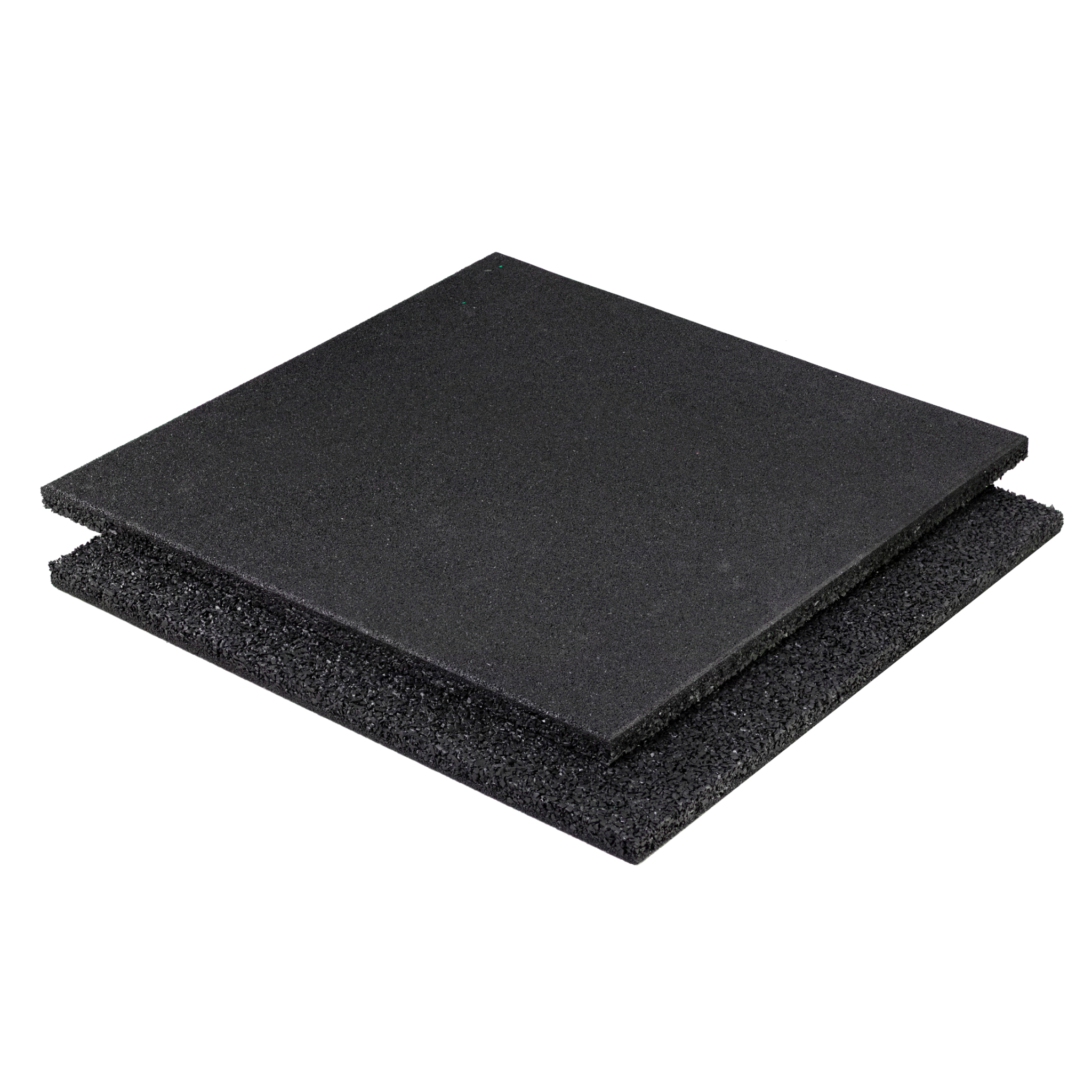 แผ่นยางกันกระแทก รุ่น ARMOR ขนาด 50x50cm หนา 20มม. ชุด 4 แผ่น 1 ตารางเมตร (สีดำ) - 2