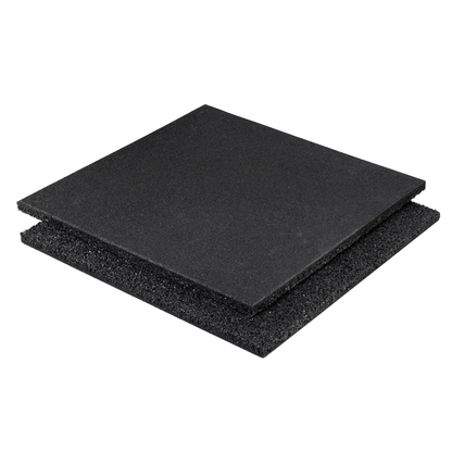 แผ่นยางกันกระแทก รุ่น ARMOR ขนาด 50x50cm หนา 20มม. ชุด 4 แผ่น 1 ตารางเมตร (สีดำ) - 2