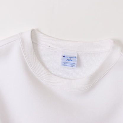 CHAMPION CREW NECK SWEATSHIRT เสื้อสเวตเชิ้ต ผู้ชาย C3-Y035-010 White - 4