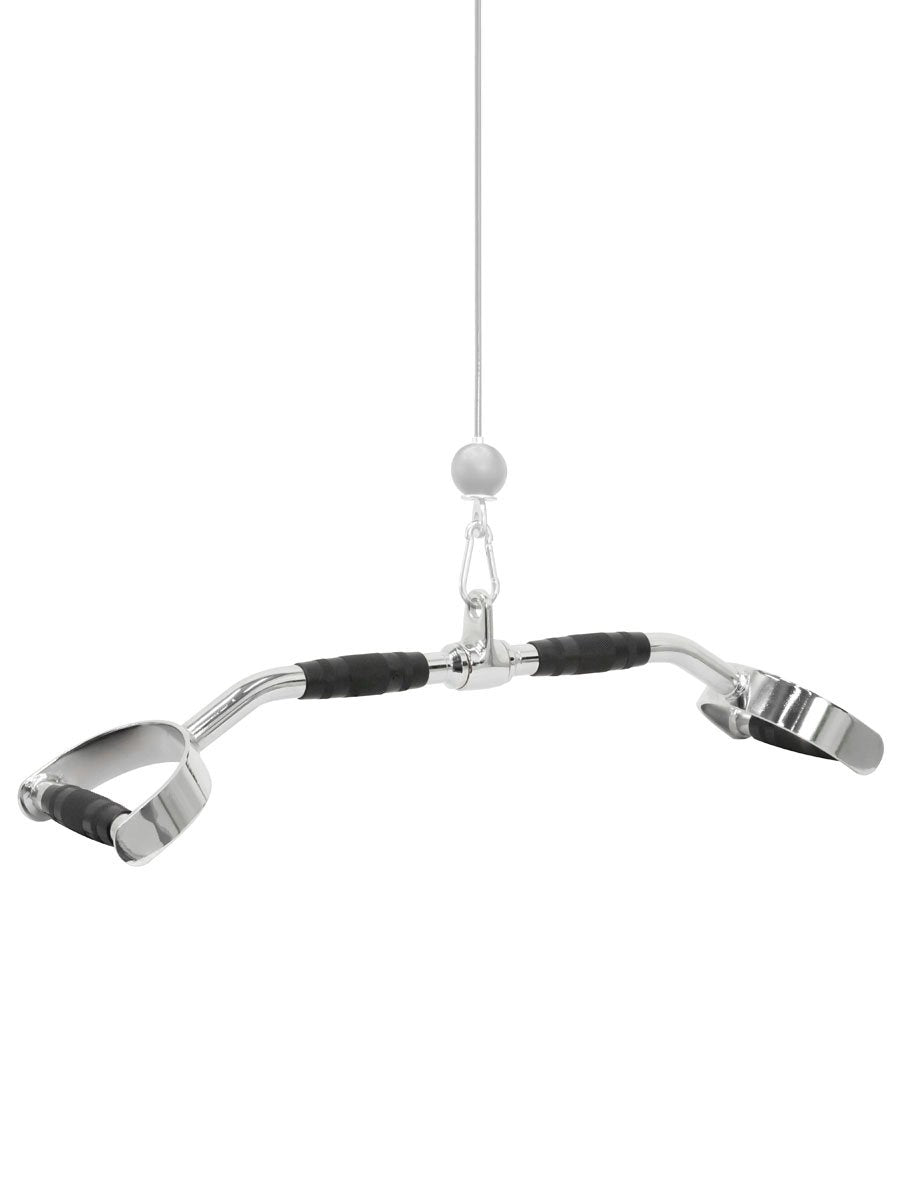 เคเบิ้ลกริป Pro-Grip Revolving Curve Lat-Bar ขนาด 28นิ้ว (สีเงิน) - 3