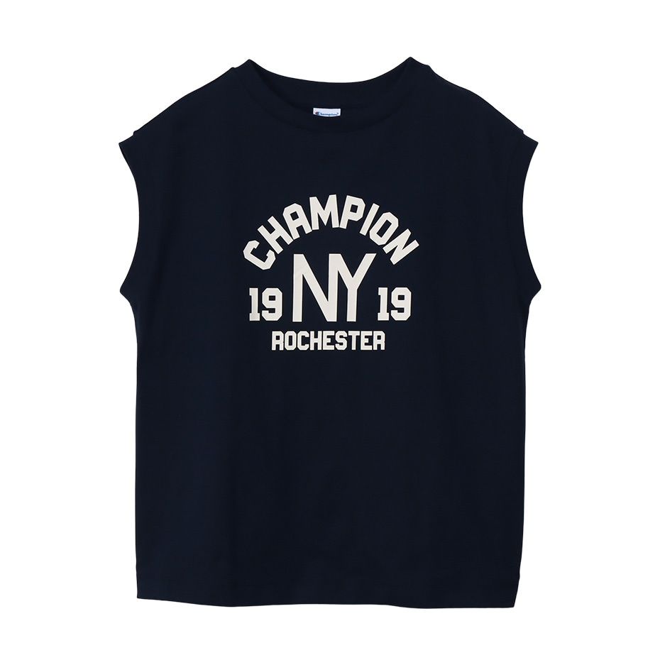 CHAMPION SLEEVELESS SHIRT เสื้อกล้าม ผู้หญิง CW-Z321-370 Blue - 1 Supersports Thailand