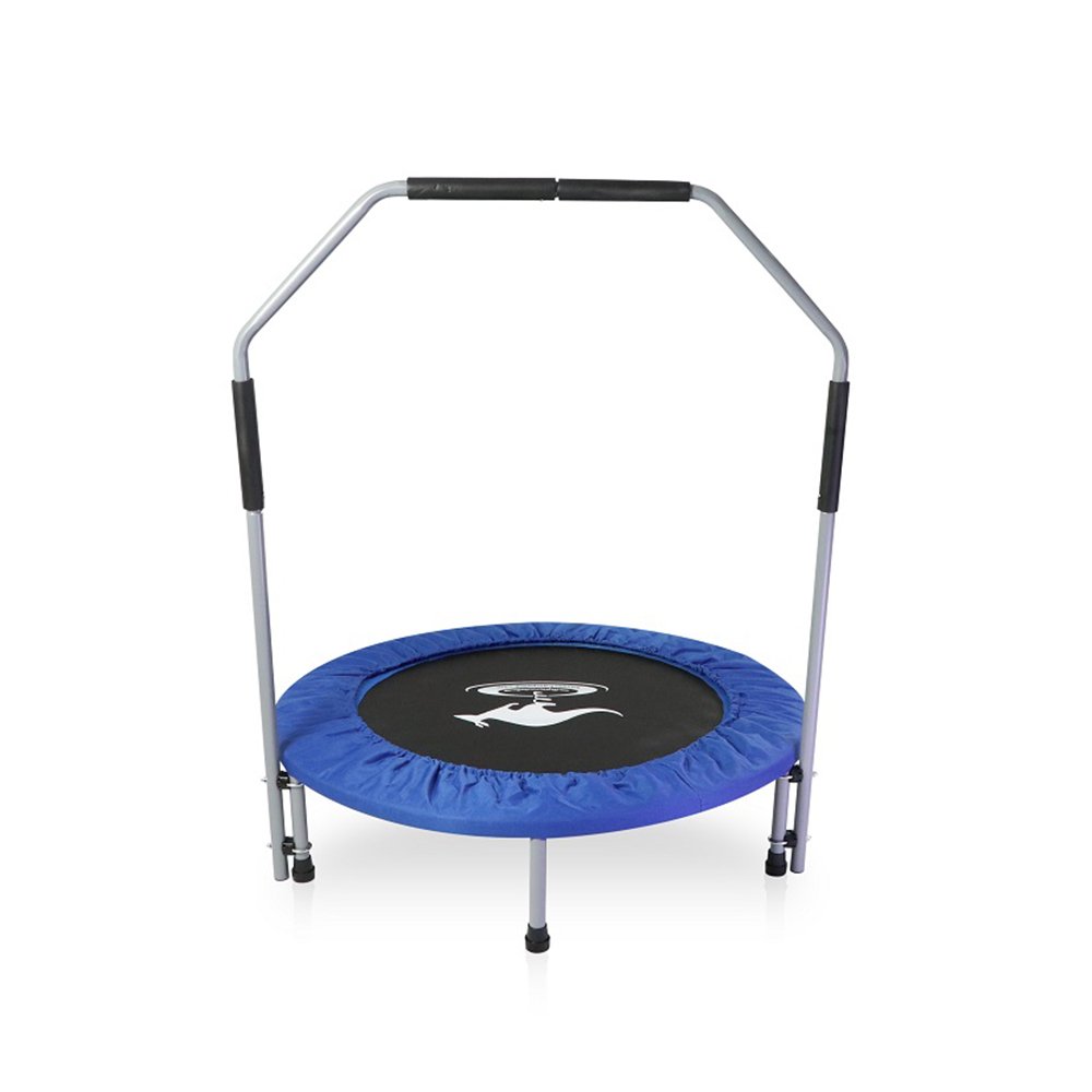 Sanook Trampoline แทรมโพลีนที่กระโดด ขนาด 38 นิ้วพับเก็บได้ สีน้ำเงิน - 1