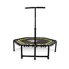 Sanook Trampoline แทรมโพลีนยางยืด ขนาด 53 นิ้วทรงหกเหลี่ยม สีเหลือง - 1