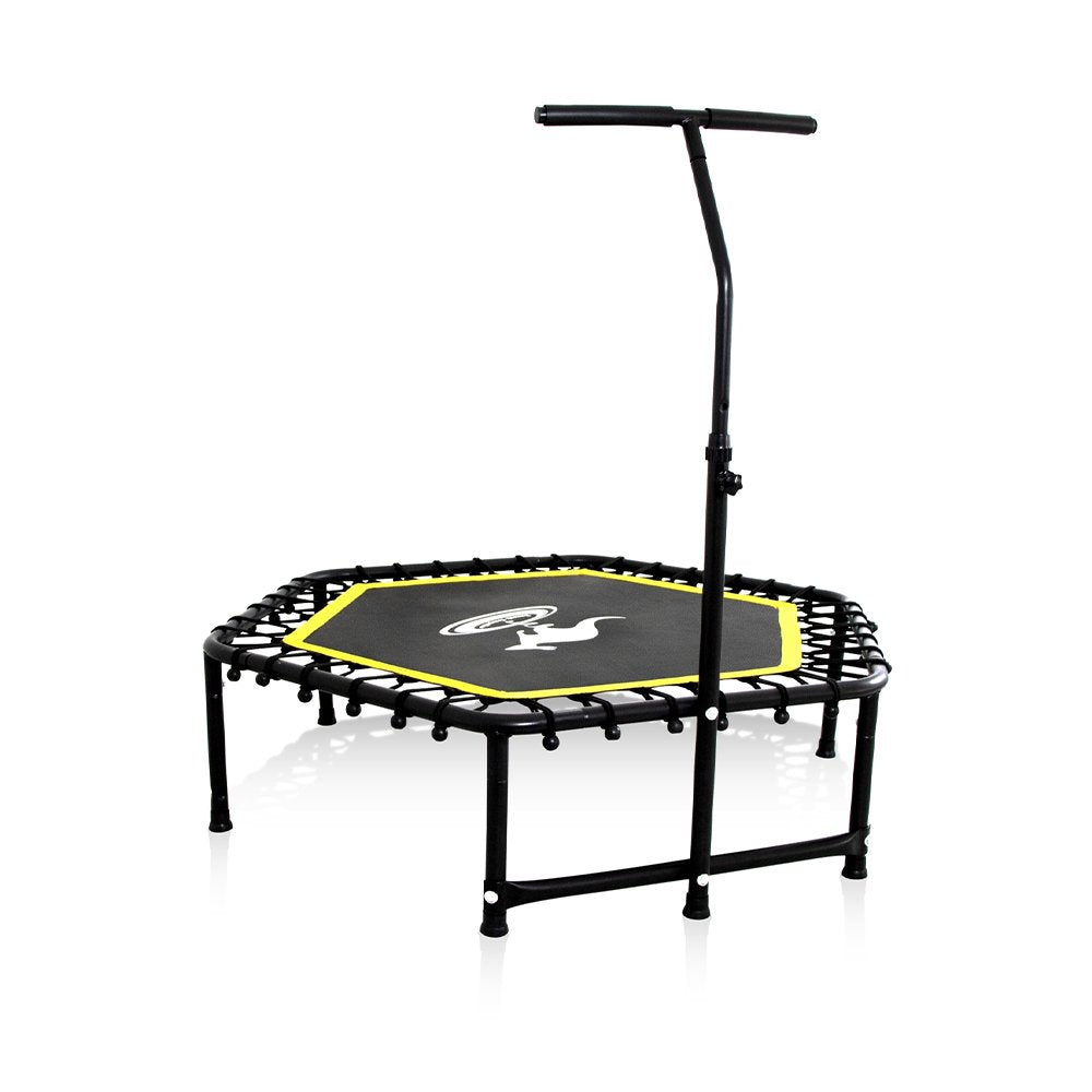 Sanook Trampoline แทรมโพลีนยางยืด ขนาด 53 นิ้วทรงหกเหลี่ยม สีเหลือง - 2