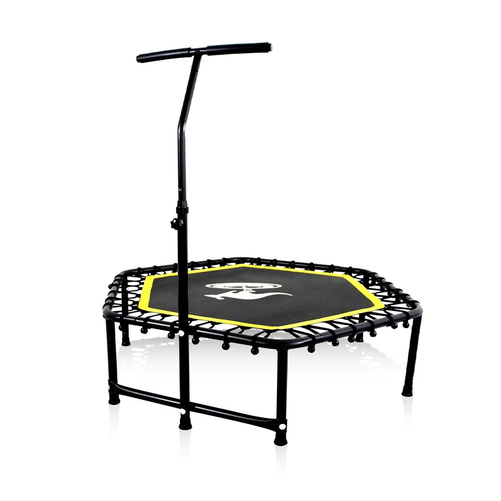 Sanook Trampoline แทรมโพลีนยางยืด ขนาด 53 นิ้วทรงหกเหลี่ยม สีเหลือง - 3