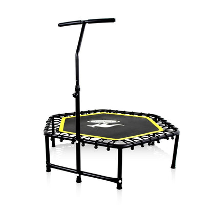 Sanook Trampoline แทรมโพลีนยางยืด ขนาด 53 นิ้วทรงหกเหลี่ยม สีเหลือง - 3