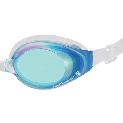 VIEW แว่นตาว่ายน้ำ ออกกำลังกาย V630ASAM เลนส์ฉาบปรอท สีฟ้าปรอทเขียว - 2