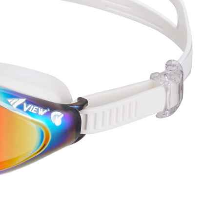 VIEW แว่นตาว่ายน้ำ ออกกำลังกาย/ไตรกีฬา V640ASAM เลนส์ฉาบปรอท สีน้ำตาลปรอทรุ้ง - 3