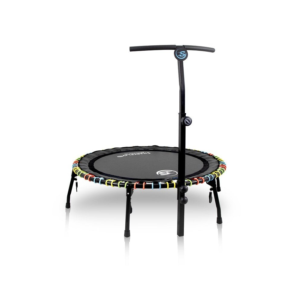 Smartplayonly แทรมโพลีนที่กระโดด รุ่น ซุปเปอร์บันจี้ยางยืด ขนาด 44 นิ้ว ทรงวงกลม ขาแมงมุมพับเก็บขาได้ หลากสี  - 2