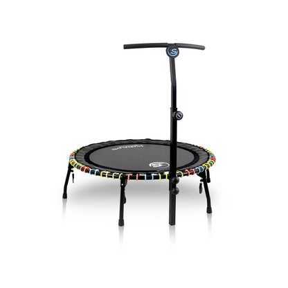 Smartplayonly แทรมโพลีนที่กระโดด รุ่น ซุปเปอร์บันจี้ยางยืด ขนาด 44 นิ้ว ทรงวงกลม ขาแมงมุมพับเก็บขาได้ หลากสี  - 2