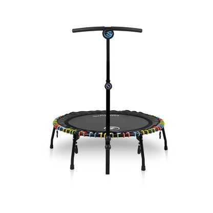 Smartplayonly แทรมโพลีนที่กระโดด รุ่น ซุปเปอร์บันจี้ยางยืด ขนาด 44 นิ้ว ทรงวงกลม ขาแมงมุมพับเก็บขาได้ หลากสี  - 1
