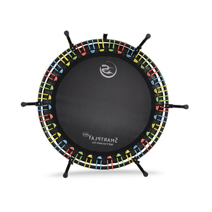 Smartplayonly แทรมโพลีนที่กระโดด รุ่น ซุปเปอร์บันจี้ยางยืด ขนาด 44 นิ้ว ทรงวงกลม ขาแมงมุมพับเก็บขาได้ หลากสี  - 6