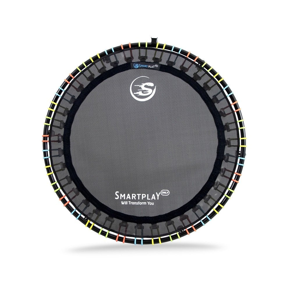 Smartplayonly แทรมโพลีนที่กระโดด รุ่น ซุปเปอร์บันจี้ยางยืด ขนาด 44 นิ้ว ทรงวงกลม ขาแมงมุมพับเก็บขาได้ หลากสี  - 5