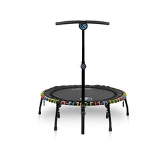 Smartplayonly แทรมโพลีนที่กระโดด รุ่น ซุปเปอร์บันจี้ยางยืด ขนาด 44 นิ้ว ทรงวงกลม ขาแมงมุมพับเก็บขาได้ หลากสี  - 1