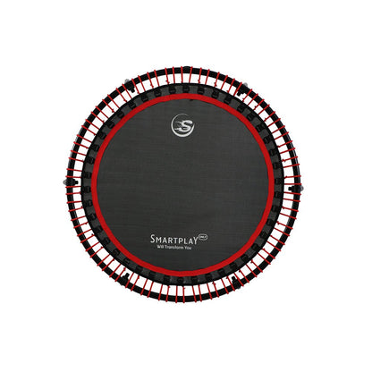 Smartplayonly แทรมโพลีนเกรดเยอรมัน รุ่นซุปเปอร์บันจี้ยางยืดทรงกลม ขนาด 50 นิ้ว สีแดง - 4