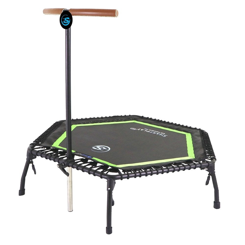 Smartplayonly แทรมโพลีนเกรดเยอรมัน รุ่นซุปเปอร์บันจี้ยางยืดทรงหกเหลี่ยม ขนาด 50 นิ้ว สีเขียว - 1