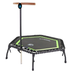 Smartplayonly แทรมโพลีนเกรดเยอรมัน รุ่นซุปเปอร์บันจี้ยางยืดทรงหกเหลี่ยม ขนาด 50 นิ้ว สีเขียว - 1