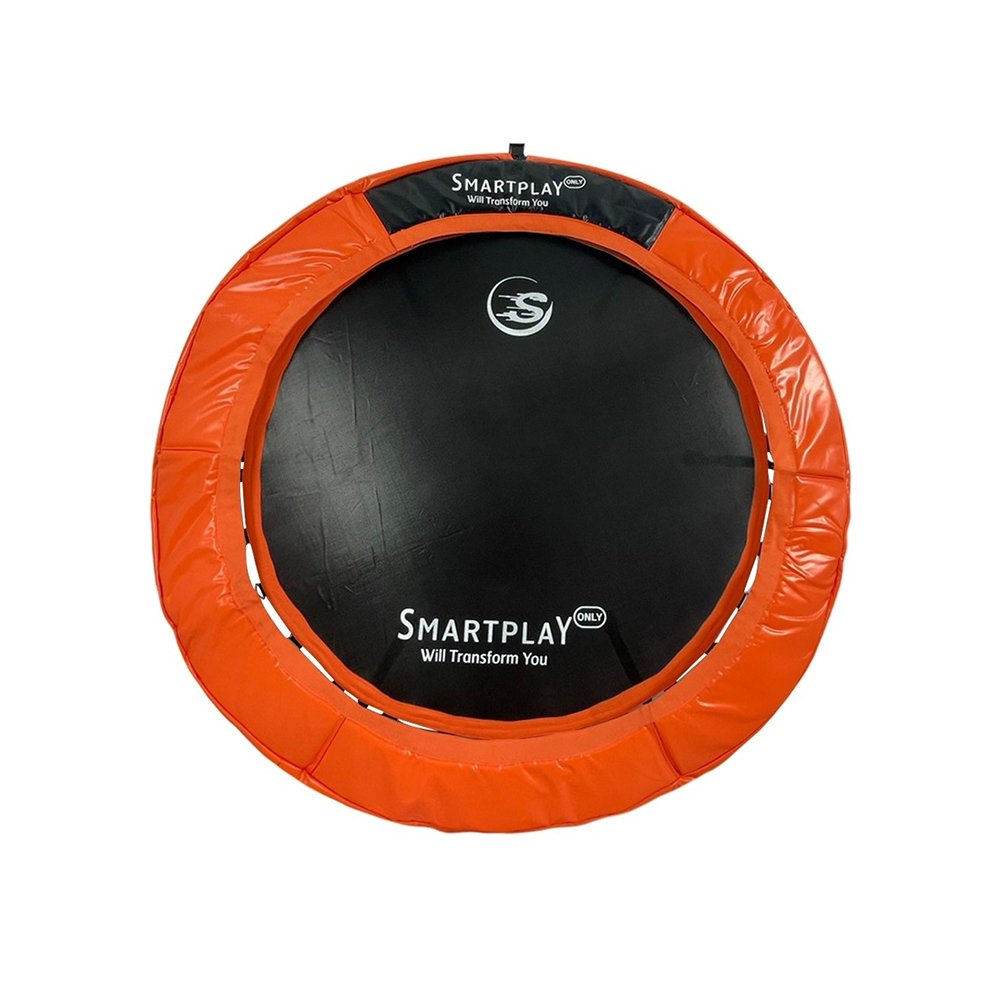 Smartplayonly แทรมโพลีนที่กระโดด รุ่นซุปเปอร์เบาซ์โปร พับเก็บขาได้ ขนาด 55 นิ้ว สีส้ม - 4