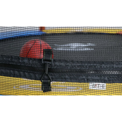 Sanook Trampoline แทรมโพลีนที่กระโดด รุ่นสแตนดาด ขนาด 8 ฟุต แถมฟรีแป้นบาส หลากสี - 4