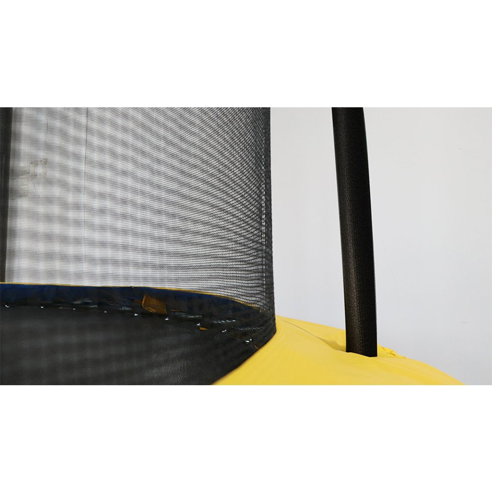 Sanook Trampoline แทรมโพลีนที่กระโดด รุ่นพรีเมียม ขนาด 7 ฟุต แถมฟรีแป้นบาส สีเหลือง - 2