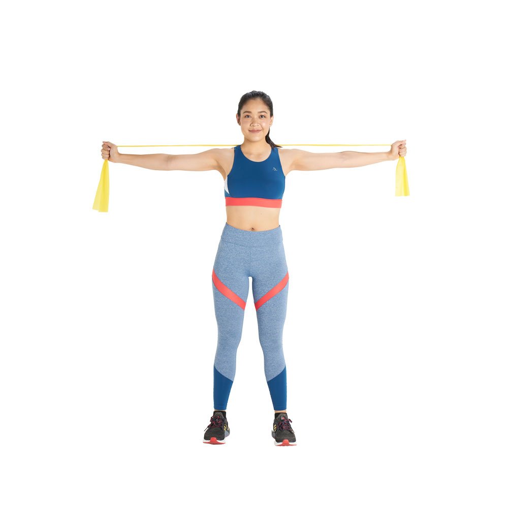 EXEO แถบยางยืดเหยียด Elastic Band 0.30mm. สีเหลือง - 4 Supersports Thailand