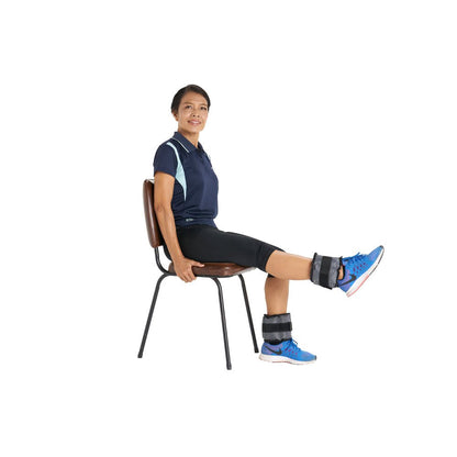 EXERCISE ถุงทรายข้อเท้า/ข้อมือ ขนาดน้ำหนัก 2กก./คู่ AB3744-2 ผ้าร่ม สีเทา - 4