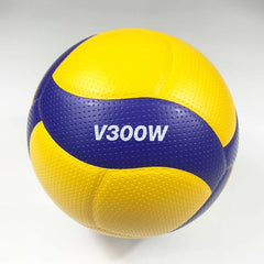 Mikasa วอลเลย์บอล V300W ลูกวอลเลย์ หนัง PU นุ่มพิเศษ รุ่นแข่งขัน มีมอก. - 1