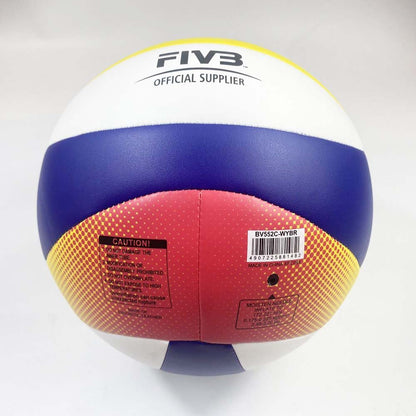 Mikasa วอลเลย์บอลชายหาด BV552C วอลเลย์บอล หนังเย็บ TPU Soft Cover - 5