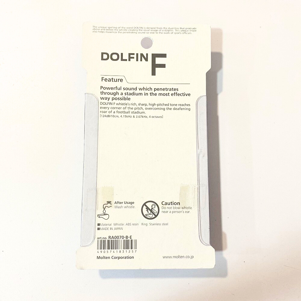 Molten นกหวีดผู้ตัดสิน RA0070-B Dolfin F สำหรับกีฬาฟุตบอล ผลิตจากวัสดุ ABS - 3