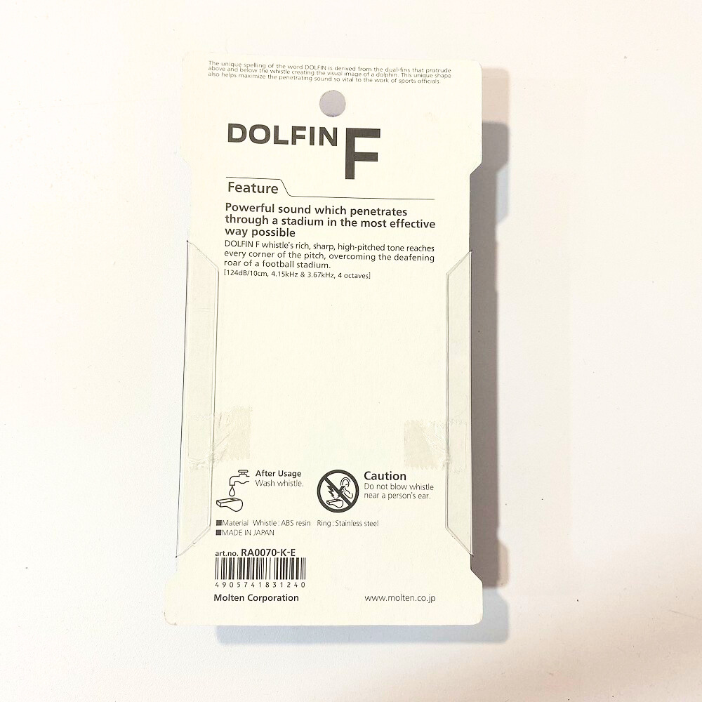 Molten นกหวีดผู้ตัดสิน RA0070-K Dolfin F สำหรับกีฬาฟุตบอล ผลิตจากวัสดุ ABS - 3 Supersports Thailand