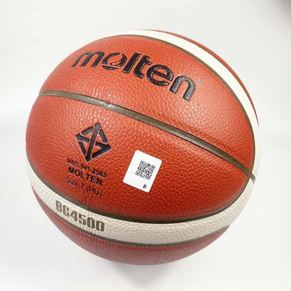 Molten บาสเกตบอล B7G4500 หนัง PU มีมอก. ลูกบาส เบอร์7 รุ่นแข่งขัน - 4