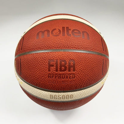 Molten บาสเกตบอล B7G5000-M3P หนังแท้ ลูกบาส เบอร์7 รุ่นแข่งขันนานาชาติ World Cup 2023 - 2