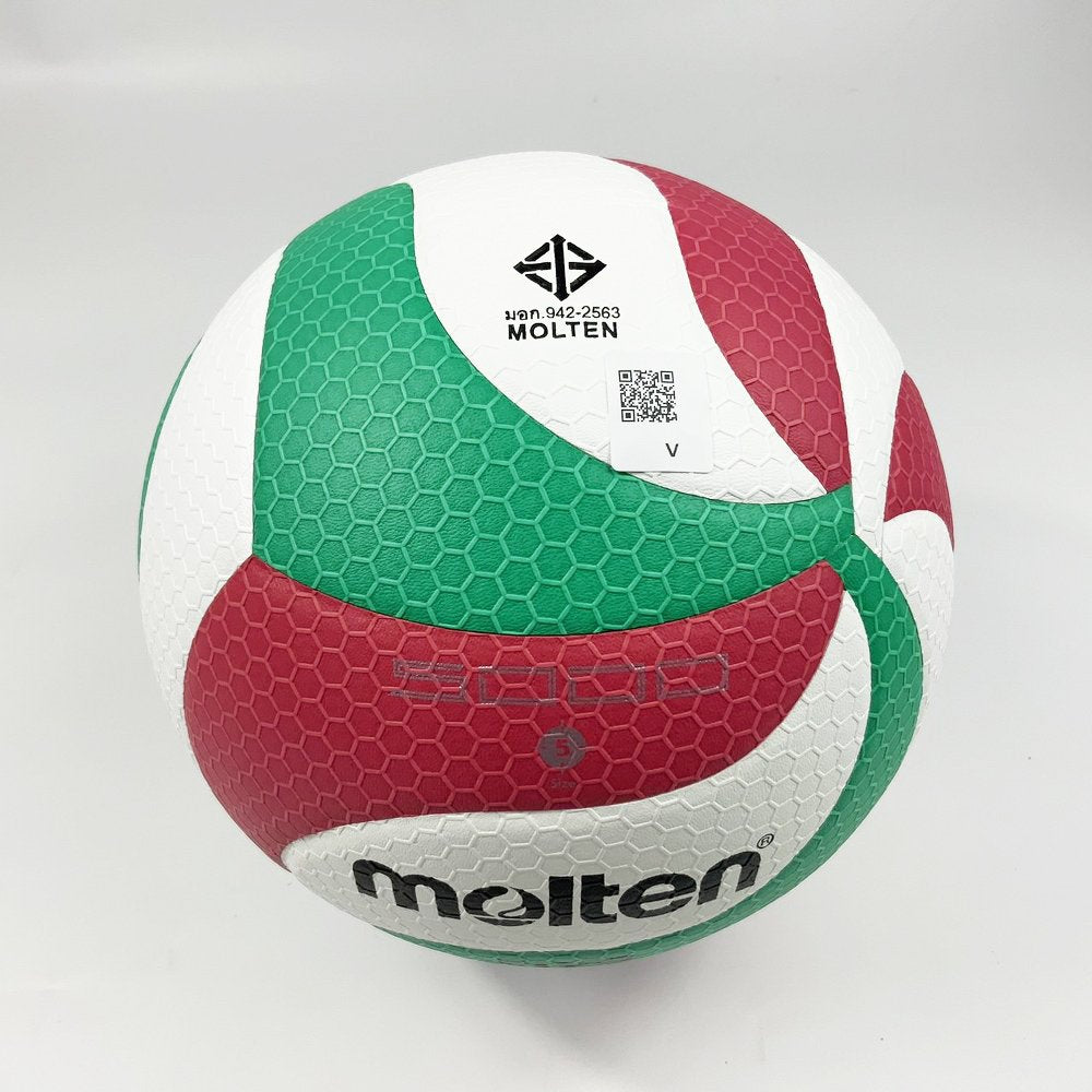 Molten วอลเลย์บอล V5M5000 ลูกวอลเลย์ หนัง PU คุณภาพหนังนิ่มเป็นพิเศษ มีมอก. รุ่นแข่งขันนานาชาติ - 2 Supersports Thailand