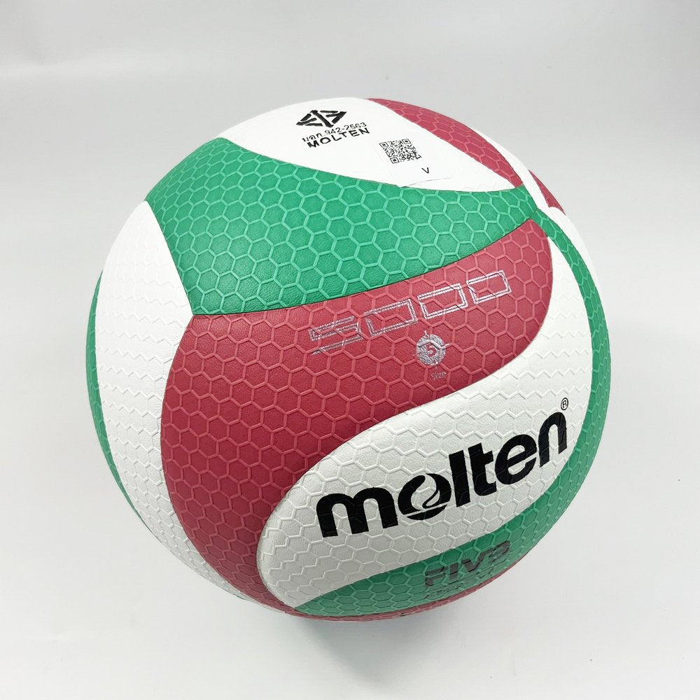 Molten วอลเลย์บอล V5M5000 ลูกวอลเลย์ หนัง PU คุณภาพหนังนิ่มเป็นพิเศษ มีมอก. รุ่นแข่งขันนานาชาติ - 3 Supersports Thailand
