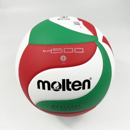 Molten วอลเลย์บอล V5M4500 ลูกวอลเลย์ หนัง PU คุณภาพหนังนิ่มเป็นพิเศษ มีมอก. รุ่นแข่งขัน - 1
