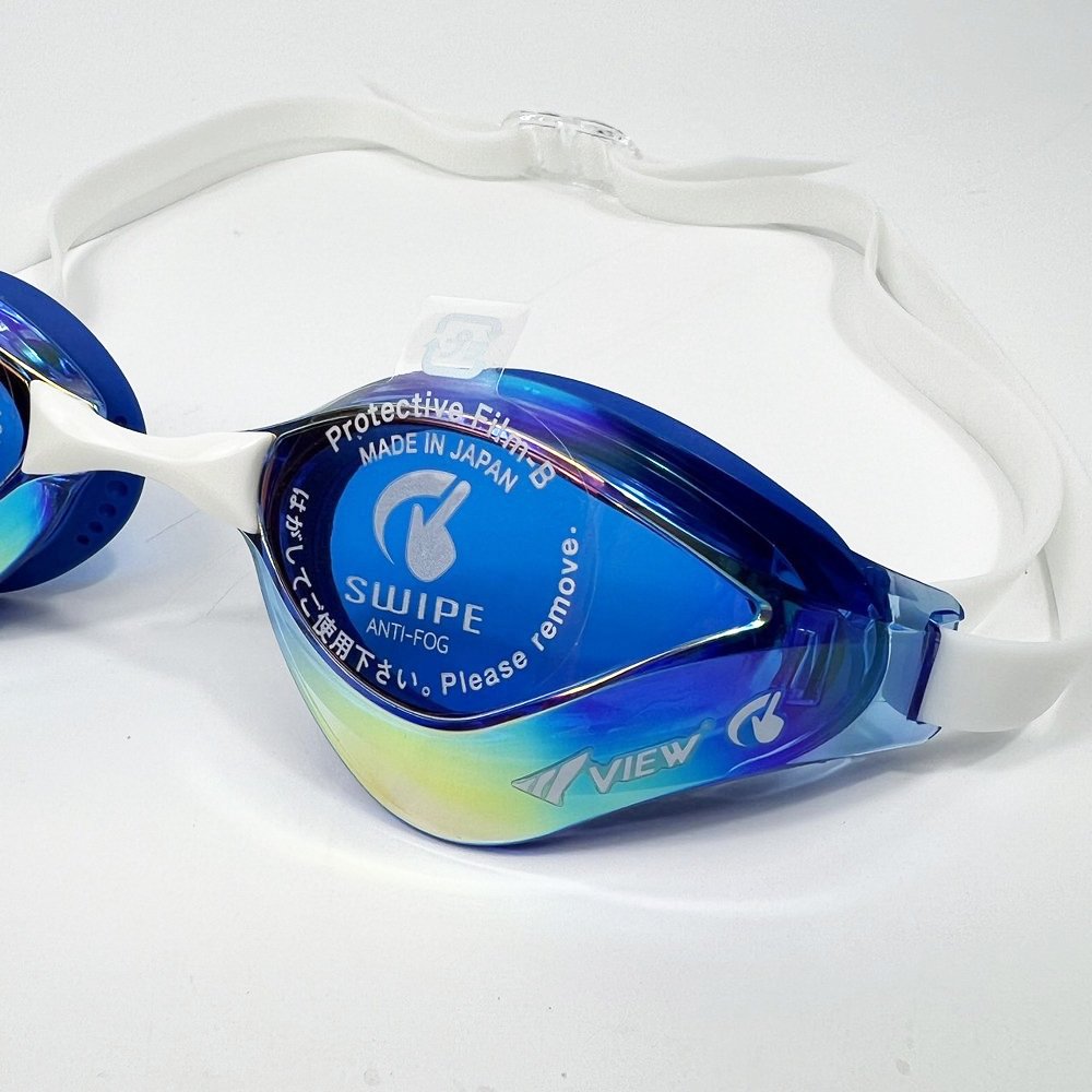 แว่นตาว่ายน้ำ VIEW รุ่น V230ASAMCGBSH เลนส์ป้องกันรังสี UV สำหรับแข่งขัน - 2 Supersports Thailand